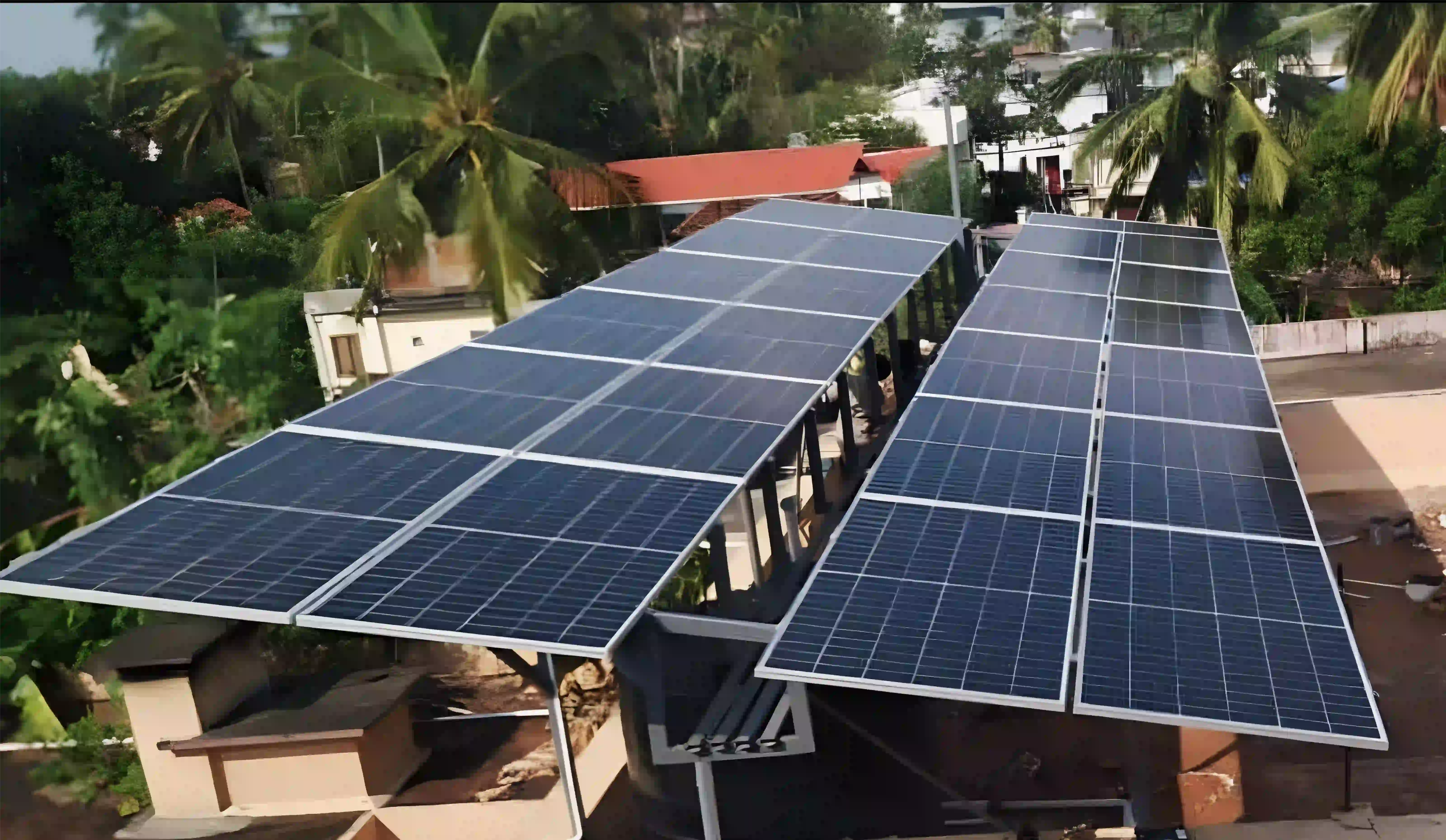 10 kw Grid Tied Solar Plant